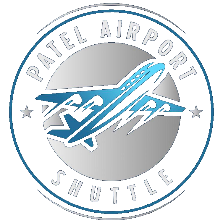 Patel Airport Shuttle Logo